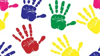 Der Handabdruck macht den Unterschied