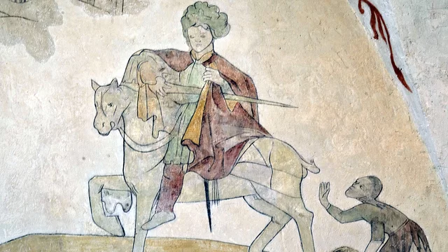 Sankt Martin auf dem Pferd