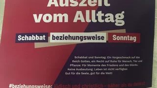 Schabbat beziehungsweise Sonntag