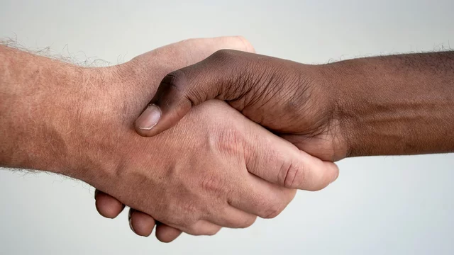 Hände schütteln