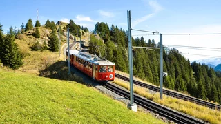 Mit der Bahn in die Berge
